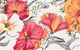 Exquisite Ink Flower Wallpapers #9
