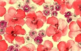 Exquisite Ink Flower Wallpapers #18