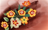 Fondos de pantalla de tinta exquisita flor #19