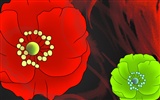 Exquisite Ink Flower Wallpapers #25