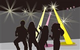 Vector People silhouette wallpaper (2) #18