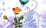 Floral wallpaper illustration design #2