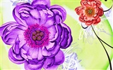 Floral design illustration papier peint #4