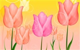 Floral wallpaper illustration design #7