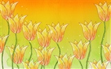 Floral wallpaper illustration design #8