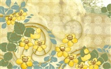 Květinová wallpaper ilustrace design #19
