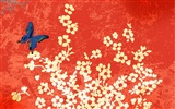 Květinová wallpaper ilustrace design #23
