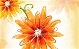 Floral design illustration papier peint #24