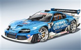 コンピュータPhotoshopの手描き壁紙車 #14