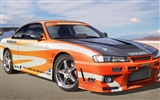 コンピュータPhotoshopの手描き壁紙車 #26