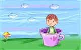 Vector children's Happy Wallpaper (1) #10