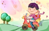 Vector Kinder's Happy Wallpaper (1) #11