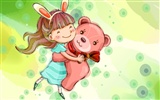 Vector children's Happy Wallpaper (2) #3