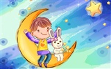 Vector children's Happy Wallpaper (2) #17