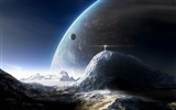 星空地球高清壁紙