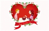 발렌타인데이 사랑의 테마 배경 화면 (2) #16