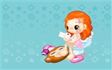 Vector Cartoon Child Wallpaper (1) #11