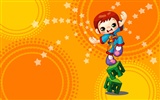 Vector Cartoon Child Wallpaper (1) #16