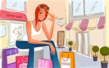 Fashion Shopping Frauen Wallpaper (1) #3