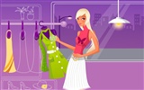 Fashion Shopping fonds d'écran des femmes (1) #4