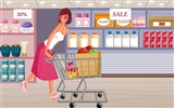 Compras Moda Mujer fondos de pantalla (1) #9