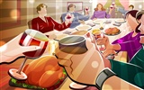 Thanksgiving theme wallpaper (3) #6