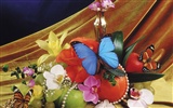 Бабочки и цветы обои альбом (2) #19
