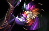 Dream květinovým vzorem tapety (2)