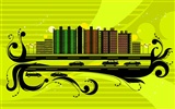 Vector pattern urban wallpaper (1) #27