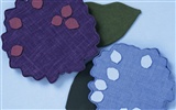 Japonský styl ručně malované tapety-textilie #10