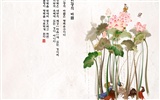 韓國水墨風格 卡通壁紙 #19