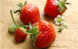 HD Wallpaper frischen Erdbeeren #2