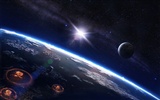 寬屏星空地球 壁紙(二) #41287