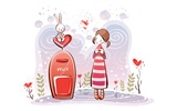 Cartoon Valentine's Day fonds d'écran (1) #10