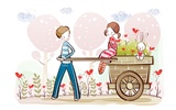 Kreslený Valentýna Tapety na plochu (1) #11