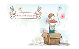 Cartoon Valentine's Day wallpapers (2) #14