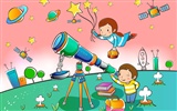 vectores de dibujos animados fondos de escritorio de la infancia (2) #2