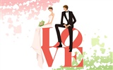 Vector wallpaper wedding bride (1) #4