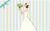 Vector Wallpaper Hochzeit Braut (1) #9