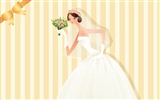 Vector Wallpaper Hochzeit Braut (1) #10