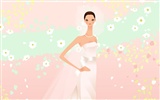 Vector Wallpaper Hochzeit Braut (1) #12