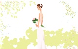 Vector wallpaper wedding bride (1) #13