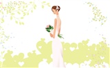 Vector Wallpaper Hochzeit Braut (1) #13