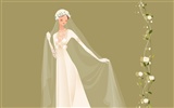 Vector wallpaper wedding bride (1) #18