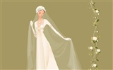 Vector Wallpaper Hochzeit Braut (1) #18