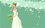 Vector Wallpaper Hochzeit Braut (2) #10