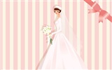 Vector Wallpaper Hochzeit Braut (2) #13