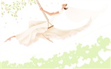 Vector wallpaper wedding bride (2) #18