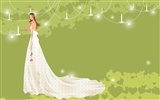 Vector wallpaper wedding bride (2) #19