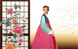 Vector Wallpaper der koreanischen Frauen (1) #6